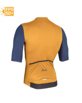 Jersey Sleeve Ocre / Marino